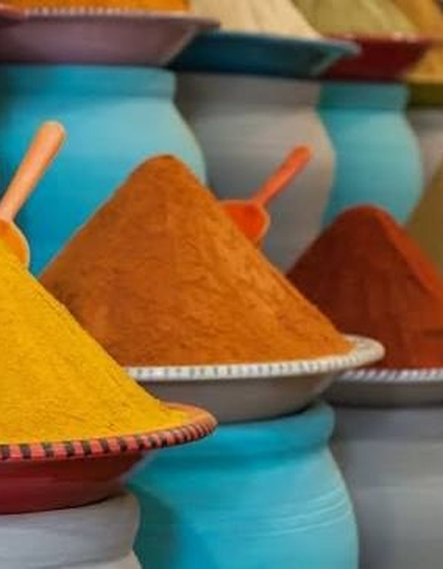 Moroccan spice market
